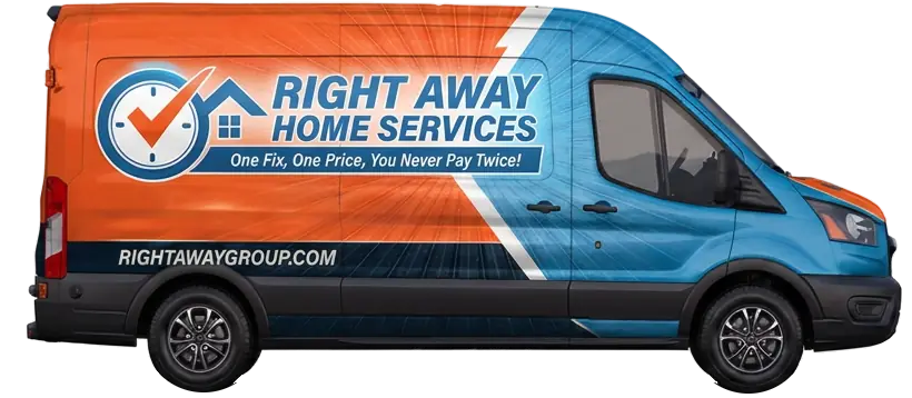 Right Away Home Services service van